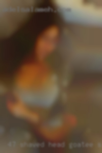 47, shaved head, goatee sluts and mustache.